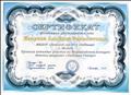 Сертификат удостоверяющий участие во Всероссийском конкурсе детских рисунков "Любимая Сказка"